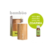 Bamboo ultrasonický aróma difuzér HANSCRAFT + 100% BIO esenciálny vonný olej ZADARMO